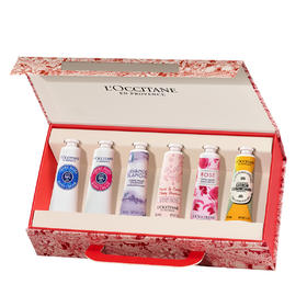 locd116hcgiftbox002 欧舒丹L'OCCITANE 护手霜礼盒清爽保湿乳木果玫瑰多种香味组合装【6支*30ml】