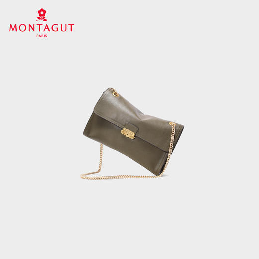 梦特娇女包新款简约大容量链条包腋下包通勤高级感休闲单肩包牛皮女士斜挎包 商品图7