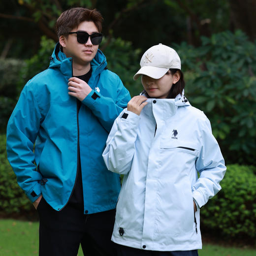 U.S.POLO ASSN的三合一情侣冲锋夹克 | 防泼抗寒、保暖三合一，可拆卸多重穿搭 商品图5