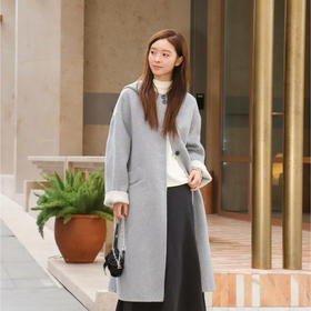 韩版连帽双面大衣-纪念日百货门店同款166745002