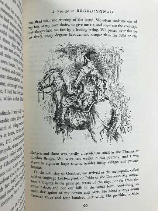 斯威夫特《格列佛游记》 配插图 富兰克林图书馆豪华皮装本 商品图9