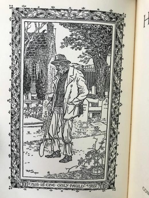 1910年 查尔斯·默里《哈梅维思》 2幅插图 漆布精装32开 商品图2