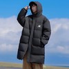 D110776限定冬季中长款纯色连帽羽绒棉服棉衣外套 商品缩略图5