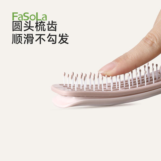 FaSoLa折叠梳子镜子一体迷你便携随身携带化妆镜二合一沐镜折叠梳 商品图7