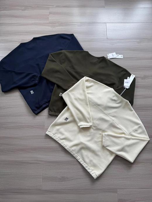 D110762日系全开襟多口袋摇粒绒情侣款外套 商品图3