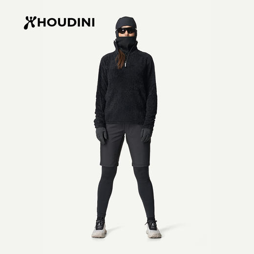 HOUDINI胡丁尼Lykan Half莱肯户外25冬新女套头半拉链长袖衫毛衣 830066 商品图5