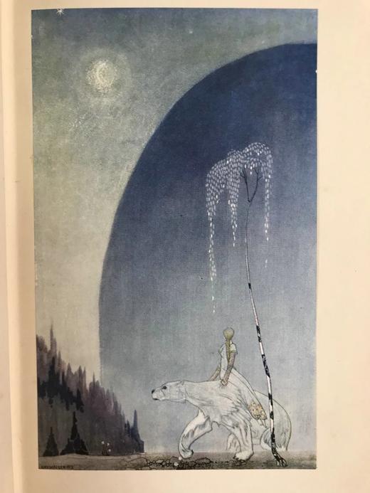 丹麦怪杰凯·尼尔森经典彩色图！约20世纪早期 东边太阳西边月：北欧老故事集 漆布精装18开 商品图6