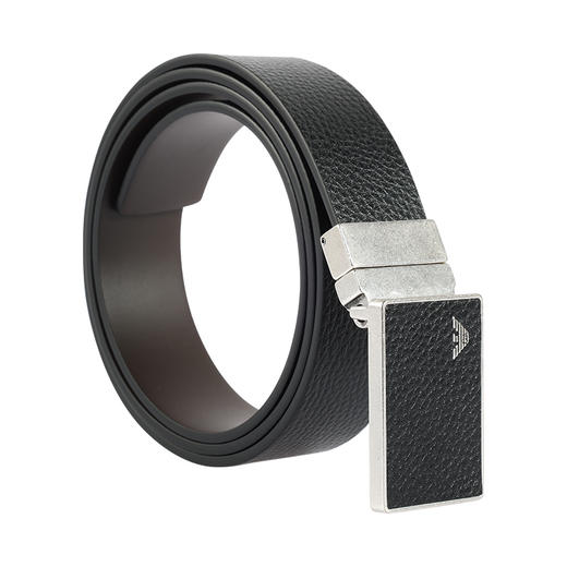 【超惠秒】Emporio Armani 男士双扣头礼盒装真皮腰带12432 商品图3