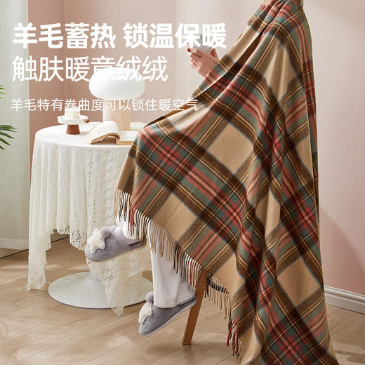 绵羊毛多功能毯 商品图3