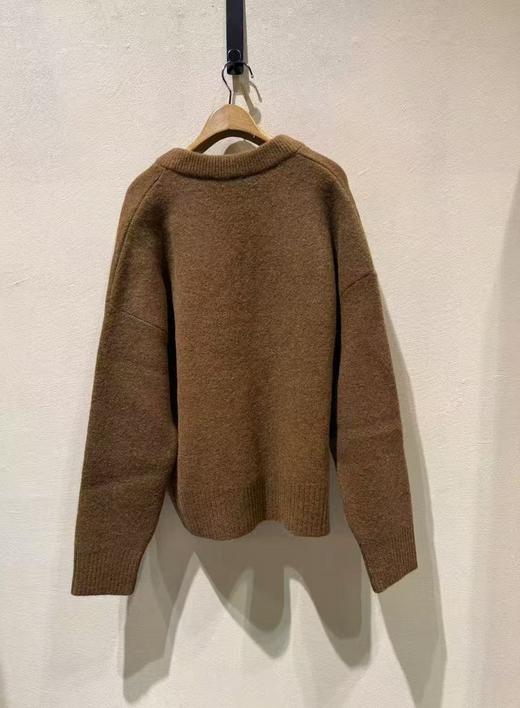 中性款爱心针织开衫毛衣ZO 商品图1