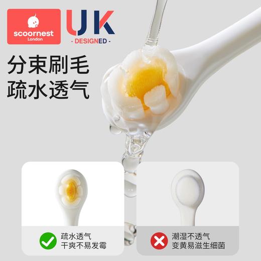 科巢儿童牙刷软毛宝宝牙刷1-3-6岁训练乳牙刷婴幼儿专用含氟护牙 商品图2