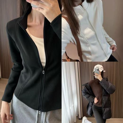 秋冬保暖不臃肿！升级版小蛮腰羊毛蚕丝外套！ 商品图0