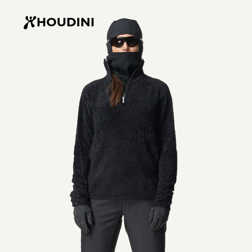 HOUDINI胡丁尼Lykan Half莱肯户外25冬新女套头半拉链长袖衫毛衣 830066 商品图4