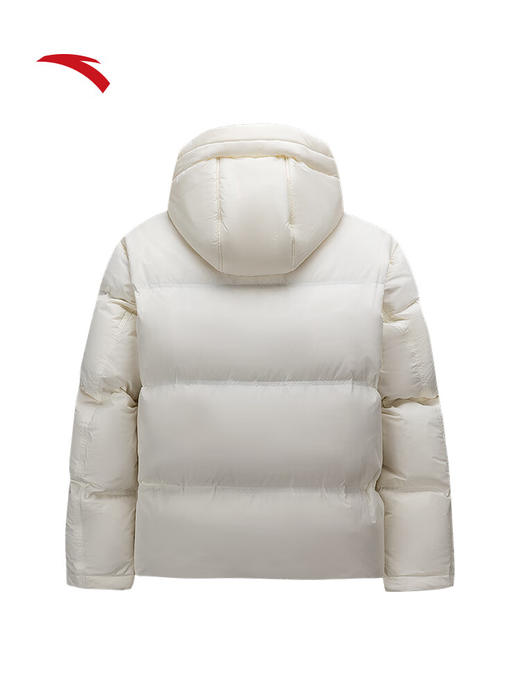 安踏六度芯防泼水羽绒服 女冬季新款鸭绒保暖宽松棉服外套162547935 【六度芯锁温】象牙白-1 商品图1