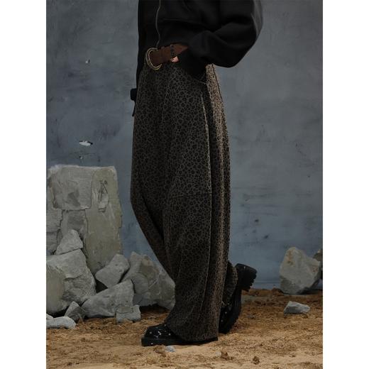 复古廓形豹纹印花气球裤-纪念日百货门店同款167094993 商品图2