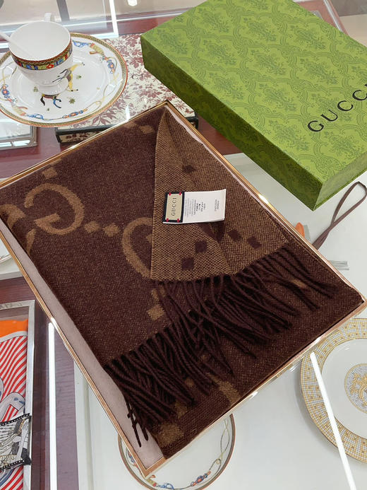 高段位g家提花双面围巾 商品图1