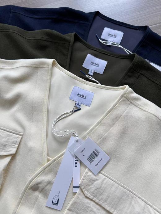 D110762日系全开襟多口袋摇粒绒情侣款外套 商品图2