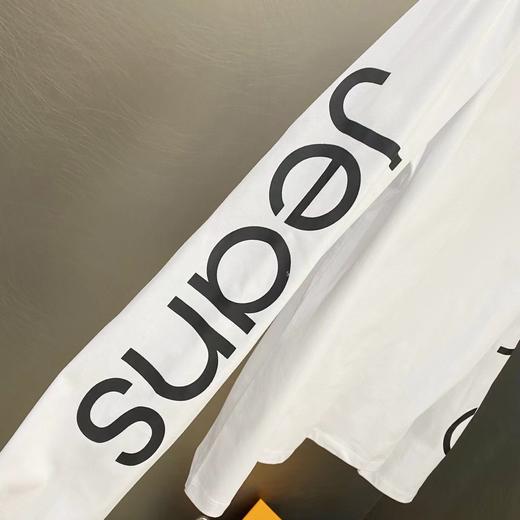 D110758胸前百灵达刺绣袖子背后字母印花长袖T恤 商品图9