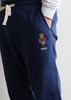 R.L 秋冬款小熊刺绣 加绒收口长裤卫裤 WK839 商品缩略图3