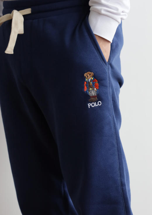 R.L 秋冬款小熊刺绣 加绒收口长裤卫裤 WK839 商品图3