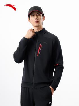 安踏针织运动外套男加绒保暖立领健身跑步上衣152547703N-3