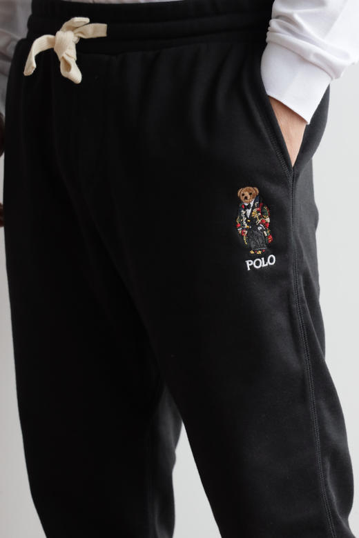 R.L 秋冬款小熊刺绣 加绒收口长裤卫裤 WK839 商品图5