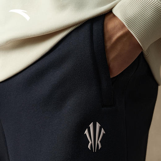 安踏男女通款欧文系列加绒直筒运动裤172541309N 商品图0