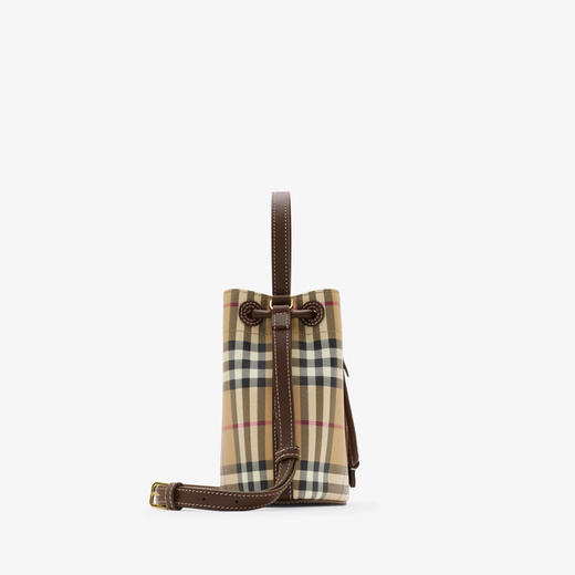 【一】BURBERRY 巴宝莉 女士迷你格纹水桶包 格子色 8100488 A1336 商品图1