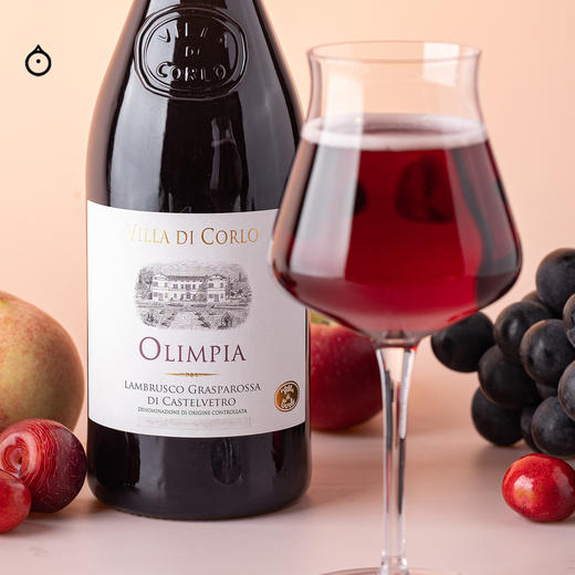 企鹅市集|意大利科罗奥林匹亚 国民Lambrusco干红起泡葡萄酒  树莓西柚汁 爽口 商品图3