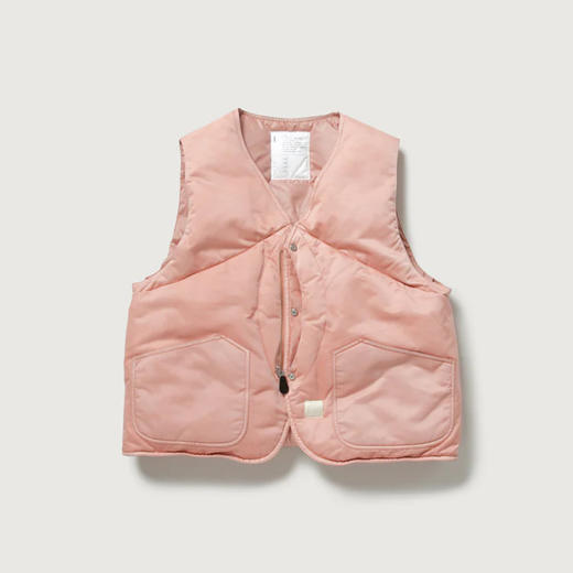 INNAT HAND-DYED HUNTING DOWN VEST 男女款手工染色猎装羽绒马甲 商品图4