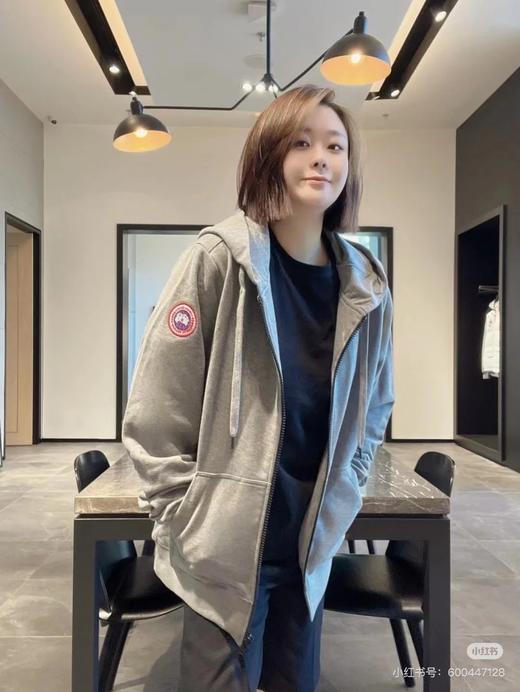 大鹅同款  高克重连帽卫衣外套   男女同款 商品图7