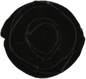 8050941185580 GIORGIO ARMANI 女式轻奢简约法式浪漫丝绒质感花朵布艺胸针