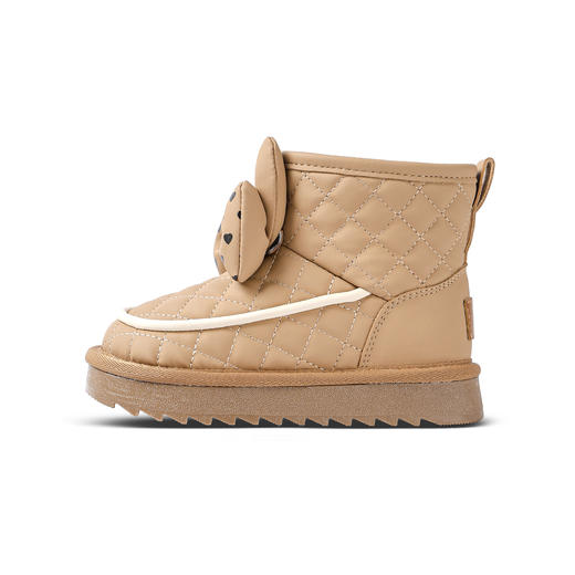 ANNIL/安奈儿童鞋女童6-12岁中大童雪地靴可爱蝴蝶结公主鞋冬季加绒休闲鞋HG5411587 商品图2