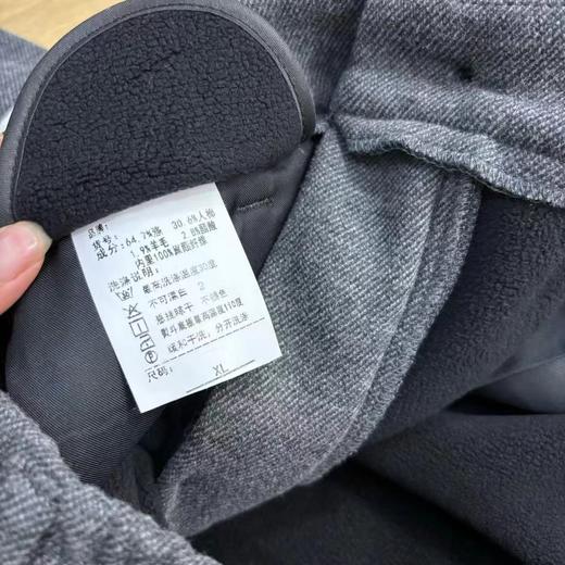 D110755秋冬季新款男士羊毛呢加绒休闲直筒裤 商品图8