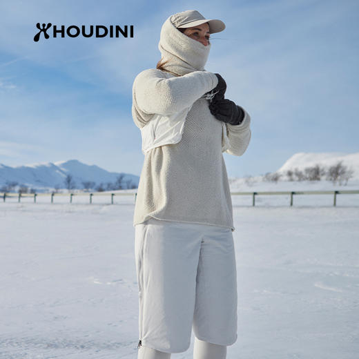 HOUDINI胡丁尼Lykan Half莱肯户外25冬新女套头半拉链长袖衫毛衣 830066 商品图1