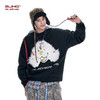 BJHG不计后果贴布狗狗卫衣女款加厚冬季美式情侣圆领摇粒绒上衣男 商品缩略图1