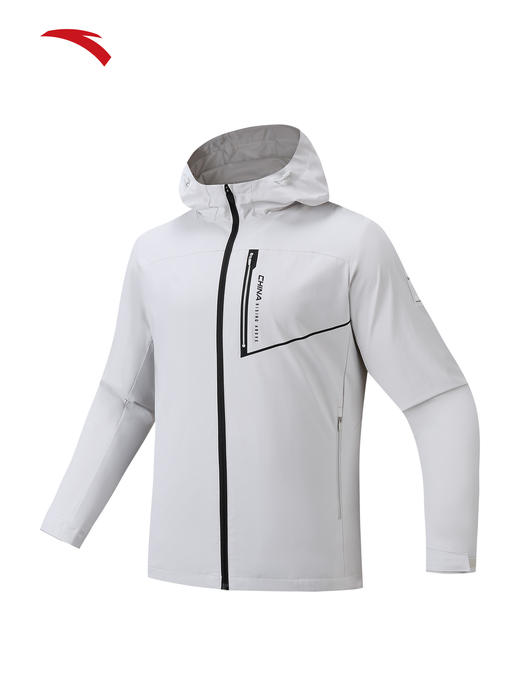 安踏商务休闲外套男子热返科技防泼水锁温保暖外套152547606N-1 商品图0