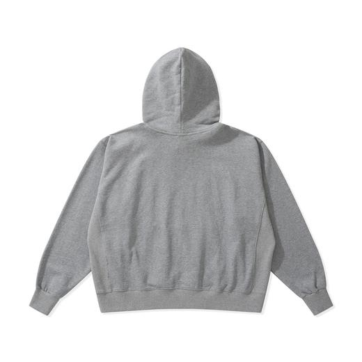 中性款植绒印花连帽卫衣hu008 商品图1