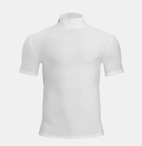 安德玛UA男子HeatGear® OG半高领短袖紧身衣1390098-100
