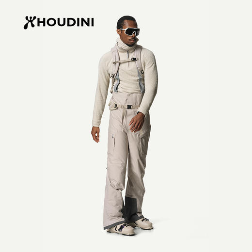 HOUDINI胡丁尼Lykan Half莱肯户外25冬新男套头半拉链长袖衫毛衣 830065 商品图6