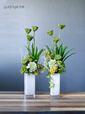 高档莲蓬仿真花莲花假花客厅装饰插花绿植玄关餐桌摆设中式摆件