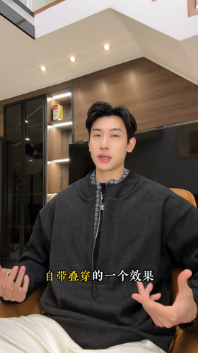 9929SDSA男士秋冬新款痞帅男装潮牌简约拼接半拉链假两件卫衣百搭宽松