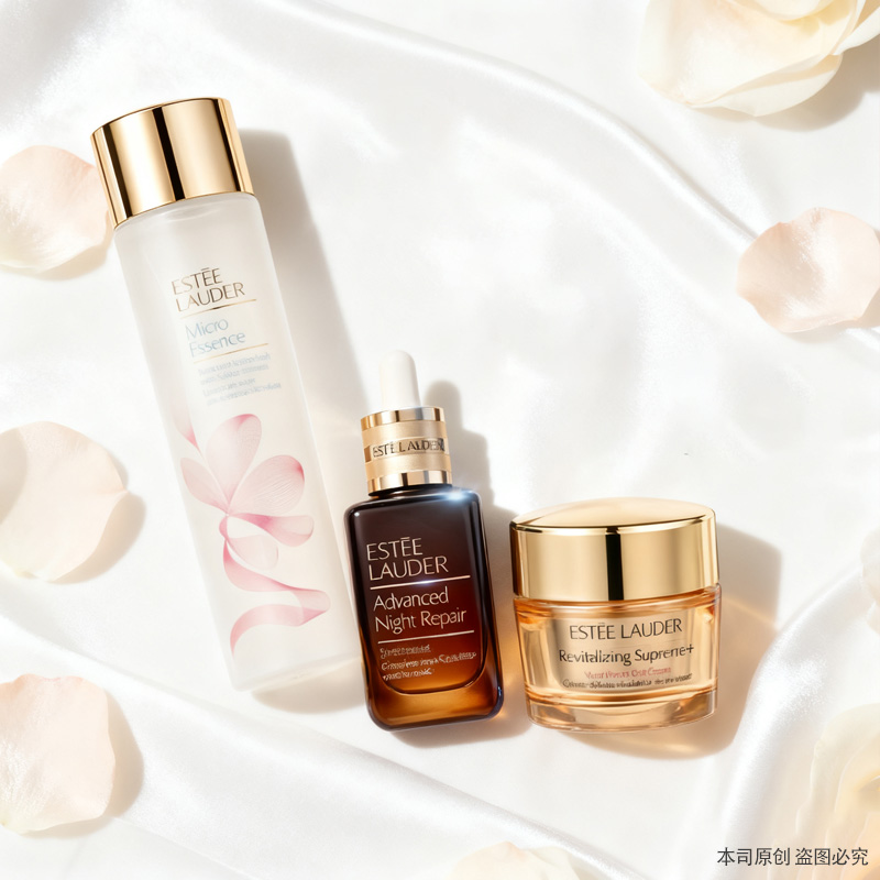 春季焕新【全球购*送礼盒礼袋】Estee Lauder雅诗兰黛原生液200ml经典/樱花+小棕瓶精华50ml/100ml+智妍面霜75ml（滋润/清爽）