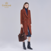 乔万尼羊驼毛羊毛大衣焦糖色高级感ET4A843 商品缩略图3