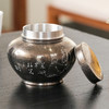 斑锡龙锡罐晨韵茶仓纯锡茶叶罐复古小号密封储茶手工云南个旧锡器 商品缩略图2