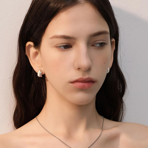 ARSIS｜流光系列 流光云朵双层耳钉 商品图4