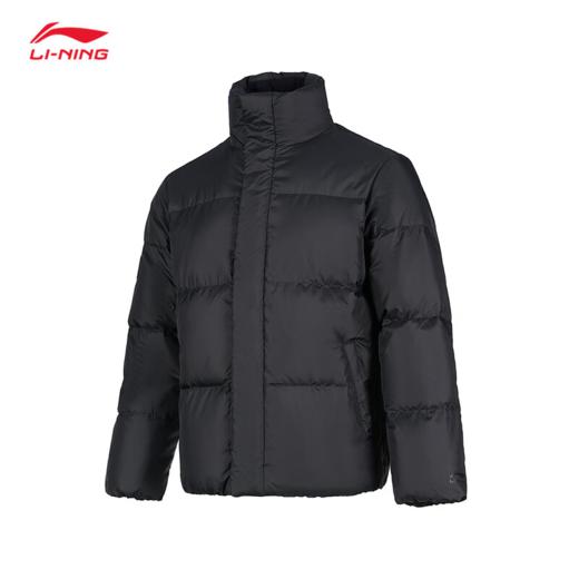 李宁短款羽绒服男子2025冬季新款鸭绒保暖宽松立领羽绒服AYMV337 商品图0