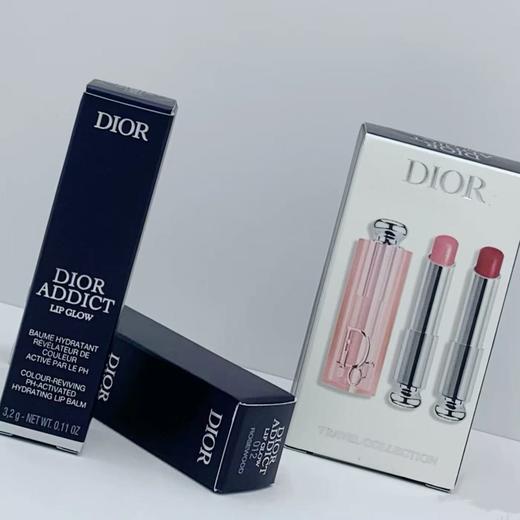 【赠:欧舒丹圣诞限定护手霜八件套】DIOR迪奥 新版变色润唇膏套盒3.2g（001+012）香港直邮 商品图4