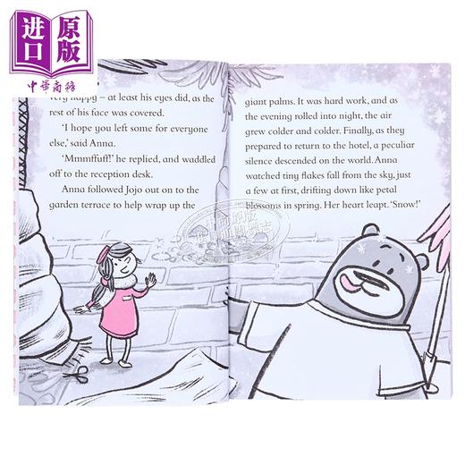 【中商原版】火烈鸟公馆5 Hotel Flamingo Frosty Fiesta 英文原版 儿童插图章节故事小说读物 系列第五部 冒险故事 进口童书 商品图4