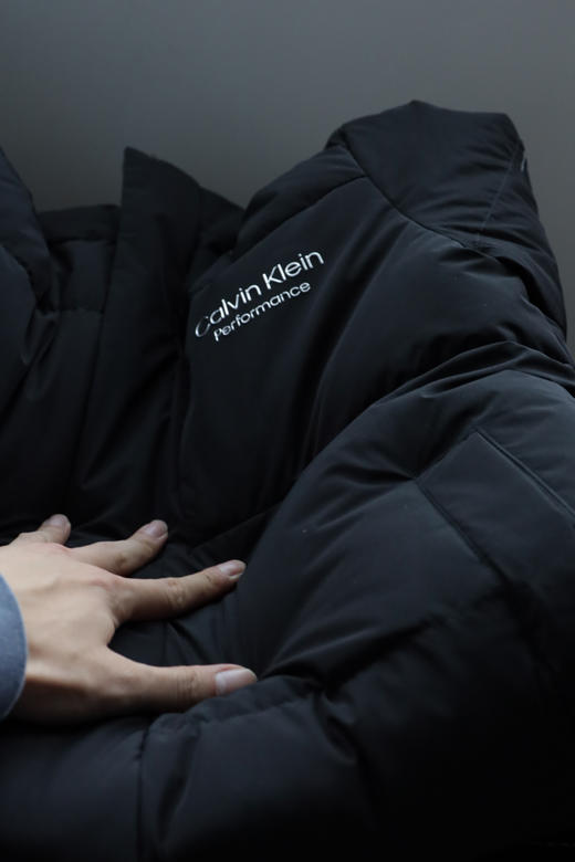 西K元单 热压金属钢印长款白鸭绒羽绒服 YR182 商品图5